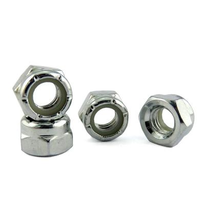 Nozes de nyloc não normalizadas DIN 985 m4 m6 m8 m10 m12 com aço inoxidável OEM 304 316