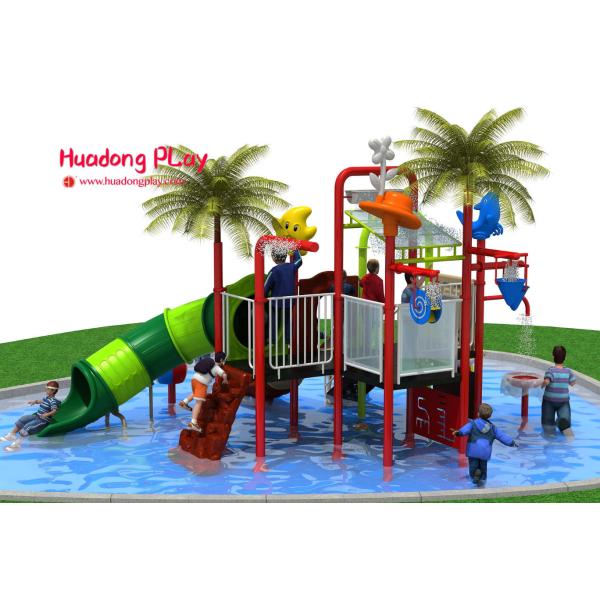 Classical Water Park Playground Equipment Food Grade Plastic Vivid Color EU Standard