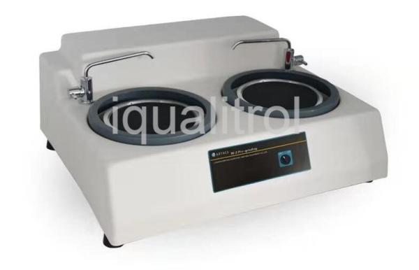 Double Disc Metallographic Rough Grinding Machine with Fixed Speed 450rpm Water Cooling