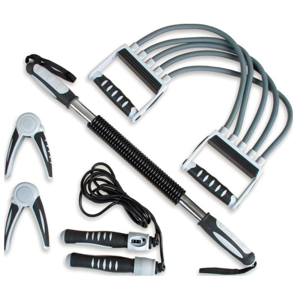 Latex Gym Crossfit Equipment TPE Arm Trainer Chest Expander Tube