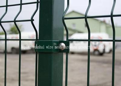 A rede de arame soldada galvanizada decorativa cobre, o branco puro 3D da cerca da malha do jardim