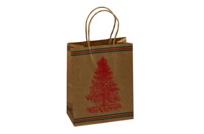 Christmas kraft paper bag 01