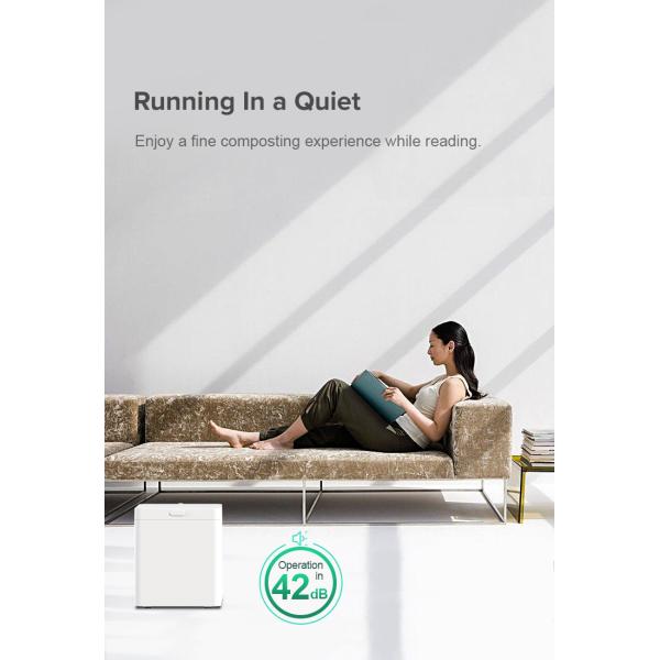 Quiet Compact Electric Food Waste Composting Machine Stainless Steel Grinding Elements