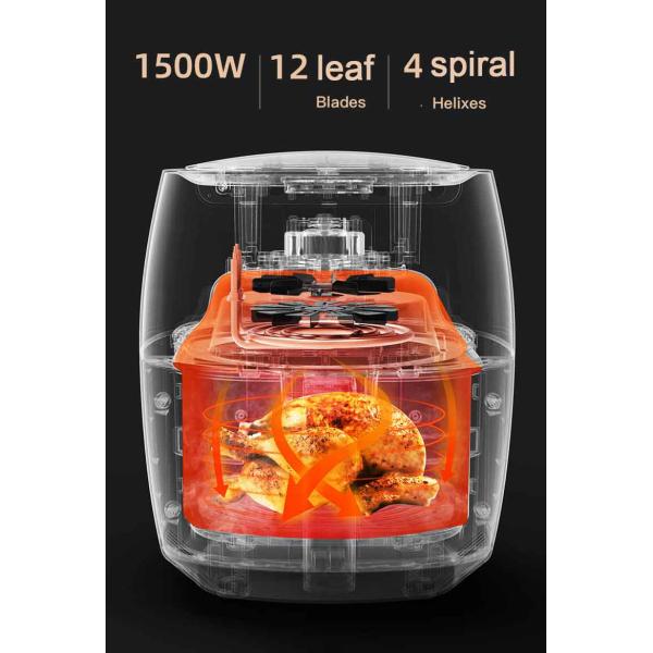 Automatic 6.5L Smart Air Fryers 6.9 Quart 1500 Watt