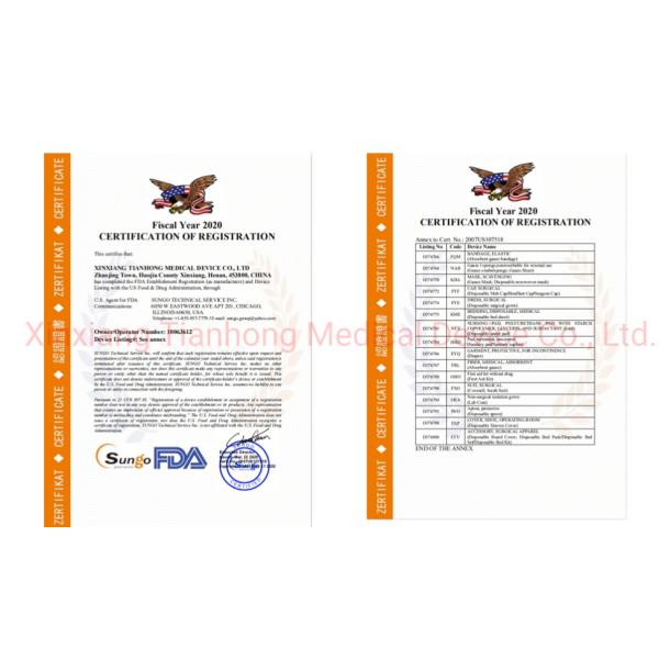 Устранимые медицинские мантия уровня 2 одежды SMS изоляции хирургическая для больницы