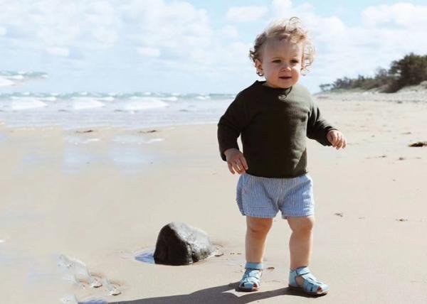 Cow Leather Kids Sandals Shoes