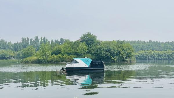Long Range Autonomous Survey Boat USV For Waterbug Aquatic Weed Harvesting