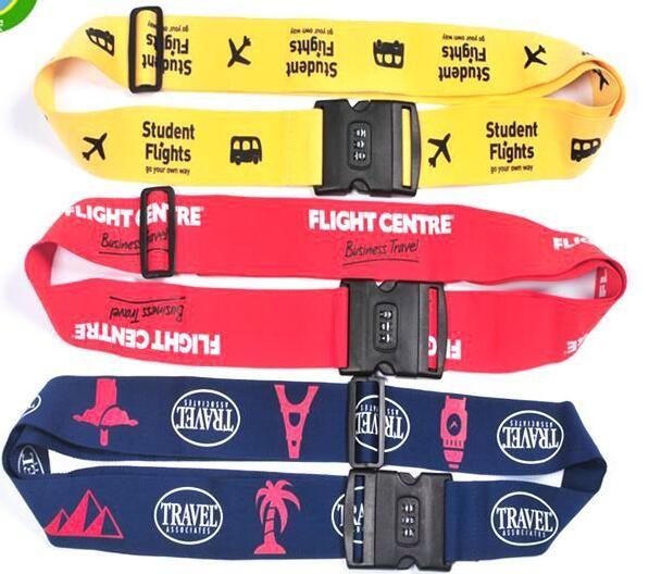 Easily Identify Personalised Luggage Straps Lockable For Travel Suitcase Baggage