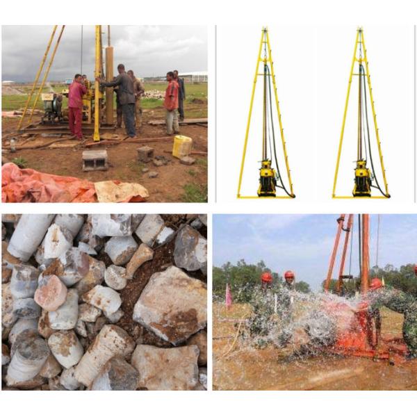 GY 200 Exploration 300 Meter Boring Hole Drilling Machine для отбора проб в горнодобывающей промышленности