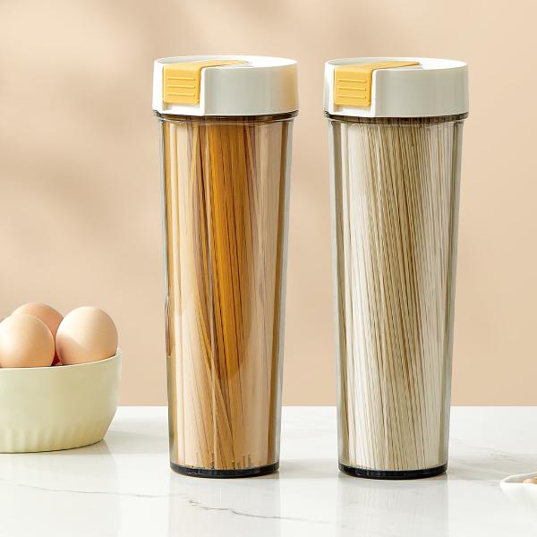 1000 ml Grande Cozinha Esparguete Pasta Noodles Nozes farinha Cereais recipientes de armazenamento