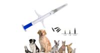 Bio seringa material de vidro do microchip do identificador do ISO para animais Mangement