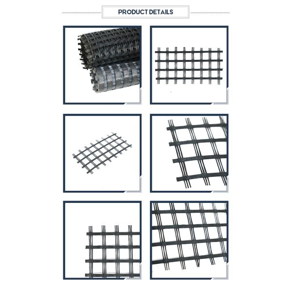 Ground Grid Paver Asphalt Reinforcement Fiberglass Geogrids