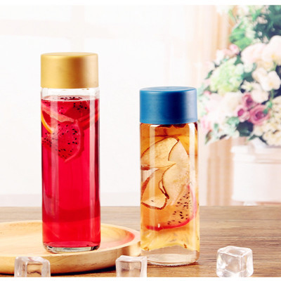 ISO9001 10.5oz à 26.5oz Crystal Glass Bottles Clear For Juice Beverage Cold Brew