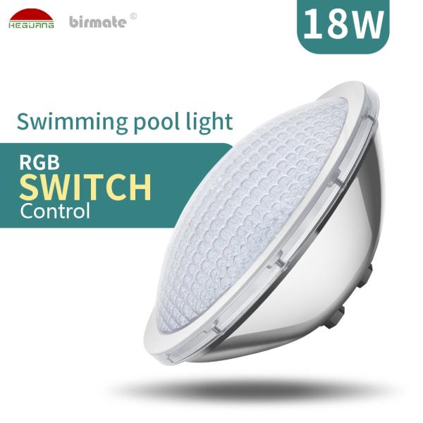 520lm AC12V IP68 PAR56 18W LED Swimming Pool Lighting