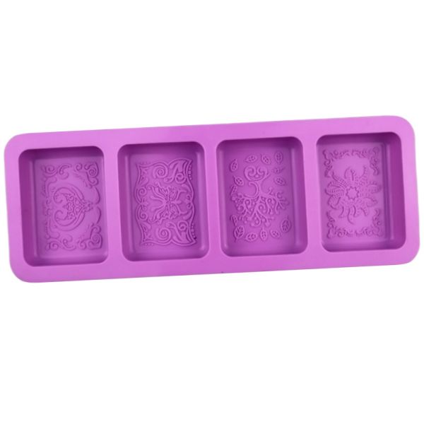 1 Piece SHUXIN YZ-66 Square Silicone Cake Molds Eco-Friendly Disposable for Soap Candle Resin Crafting High Temperature