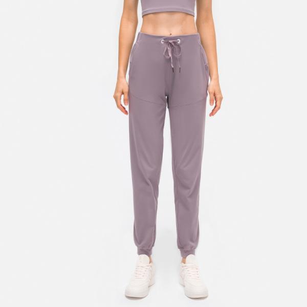 Loose Joggers Drawstring High Waist Yoga Pants 210gsm Workout Joggers For Women