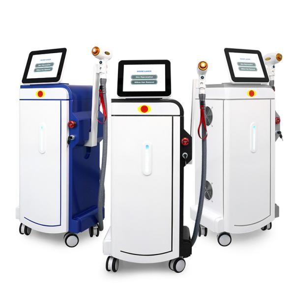 Вертикальная 808nm диодная лазерная машина для постоянного удаления волос салон красоты устройство