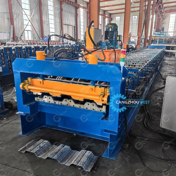 Гидравлическая резка тяжелой работы покрытия листов на полу ролл Формирование машины