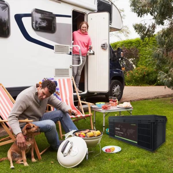 LiFePO4 Solar Lithium Motorhome Batteries 12v 300ah For Caravan Electric Vehicles