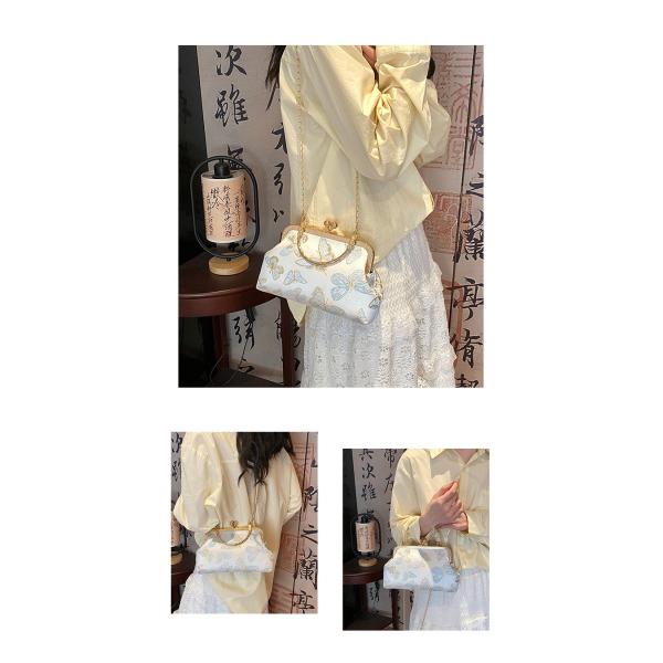 NOVA BOLSA DE JANETAS CHEONGSAM DE ESTILO CHINESE PARA MUJERES 2024 Primavera/Verão NOVA BOLSA DE MANOS