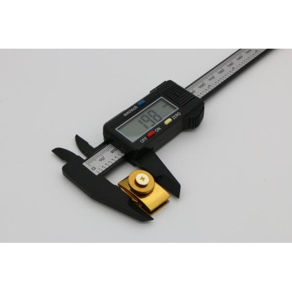 Factory direct supply OEB gold rectangular turn lock copper nail press lock for handbag