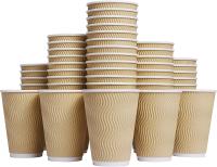 tasses de café à emporter de mur de double de 12oz 16oz avec l'impression offset