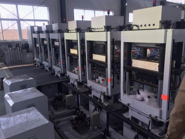 PLC Control Auto Hydraulic Press Machine , 500 Ton Hydraulic Press With Touch Screen
