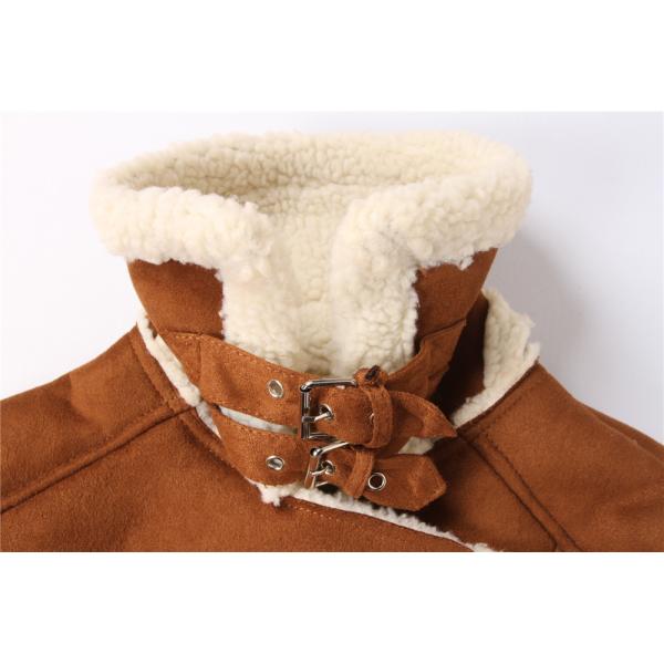 Lady's Sueded Sherpa coats, Women's sueded jacket , very cool quality, stocks