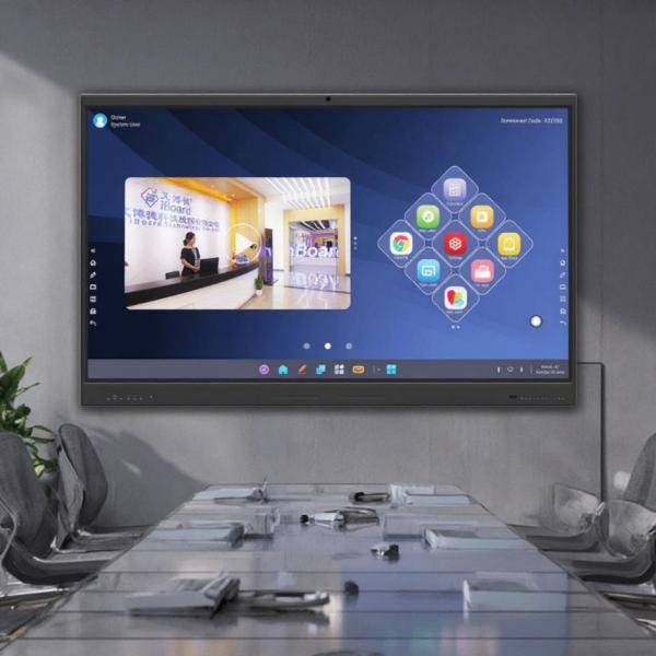 Factory Outlet Infrared Touch Technology Interactive Touch Screen Monitor Interactive Tv Touch Screen Whiteboard Builtin Android 13 14 For Choice School Education Equipment