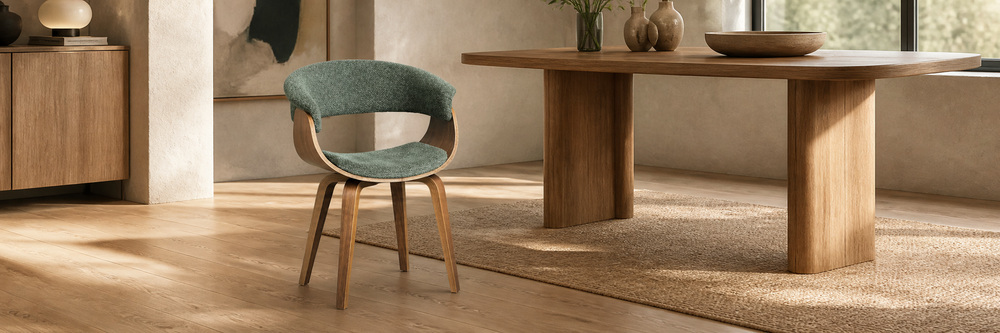 Bentwood Upholstered Dining Armchair BW-500