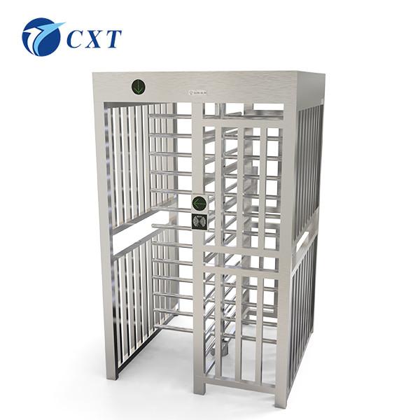 Anti Collision Full Height Turnstile with RFID Access Control 30-40 People/Min Stainless Steel 304 Customizable Head Thickness