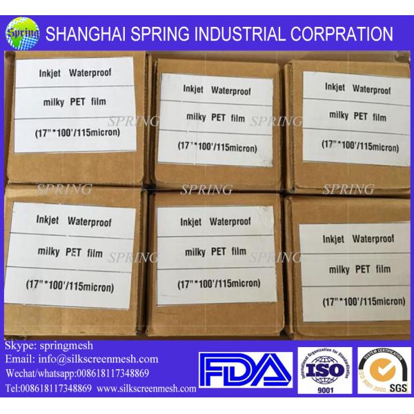 1.62m *30m inkjet film waterproof for positive screen printing/Inkjet Film