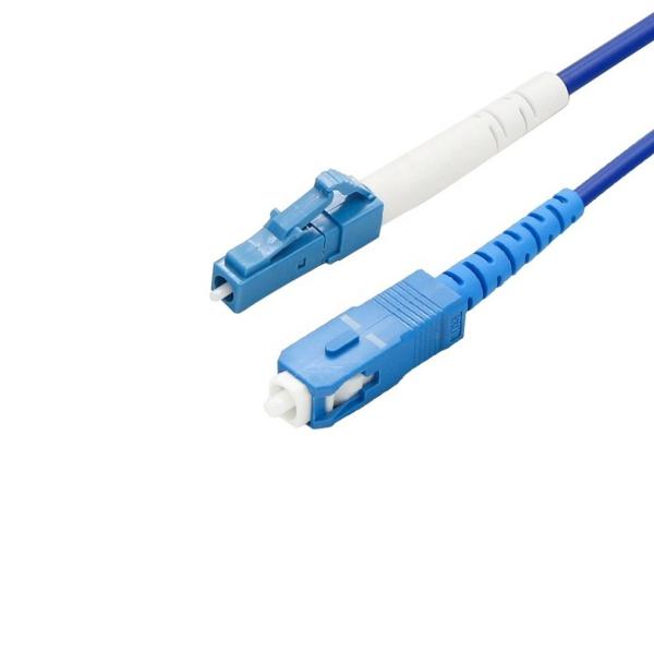 Оранжевый PVC SM 3.0mm UPC LSZH кабеля оптического волокна локальных сетей SC APC