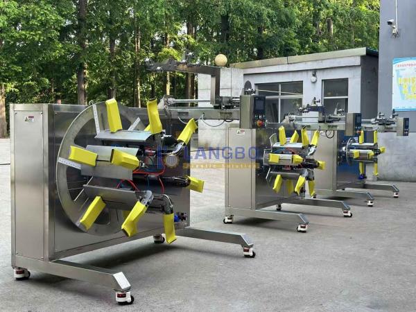 16-32mm Plastic Pipe Coiler With Wrapping Machine For HDPE Corrugated Pipe