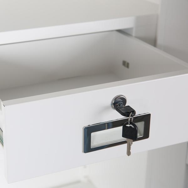 Safety Office Storage fireproof metal cabinet 6mm Thickness For Jewelry