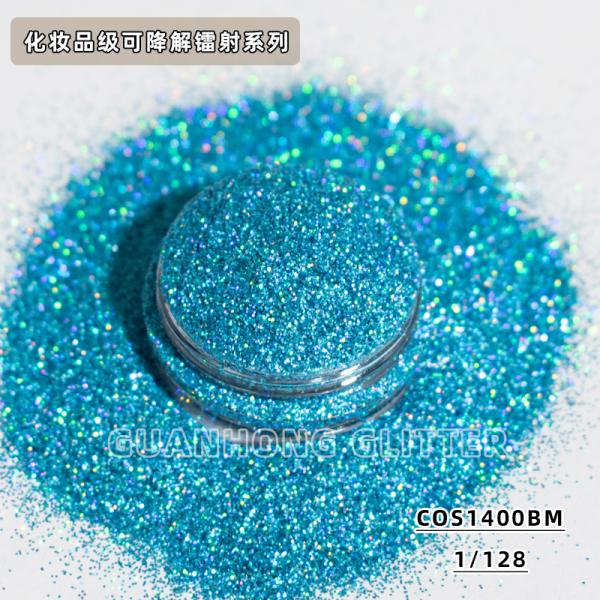 Natural Plant Environmentally Friendly Glitter Cellulose Fiber Biodegradable Cosmetic Glitter Bulk Pigment