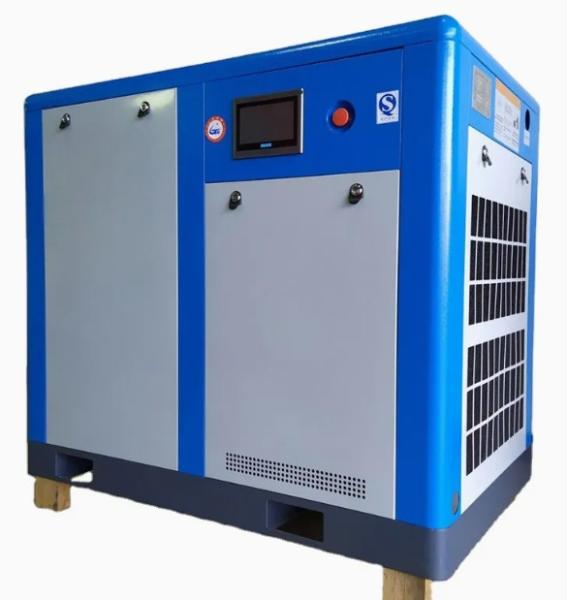 Compresseur micro-air à roulement à haute pression de 15 kW à deux étages, sans huile, moteur industriel stationnaire à faible roulement, pompe personnalisée