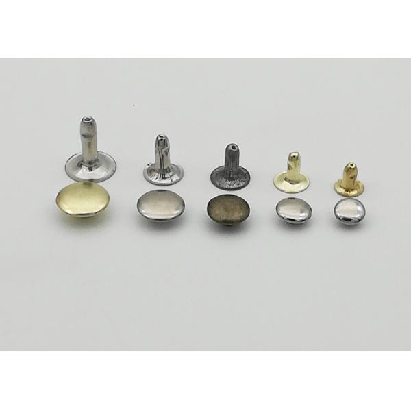 Copper / Iron Mushroom Metal Eyelets For Shoes Clothes Bag Leather Craft