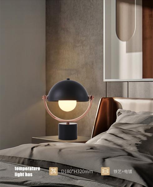 Modern Table Lamp Italian Designer Iron Table Lamps For Living Room Study Bedroom Black table lamp(WH-MTB-270)