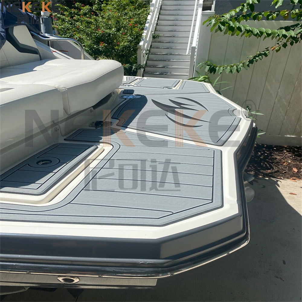 Monterey M3 2011 Swim Platform EVA Faux Teak Deck Mat Marine Flooring Pad