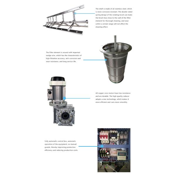 Tower Water Automatic Self Cleaning Screen Filter Side Stream Mechanism