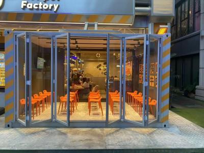 folding window aluminum balcony vertucal