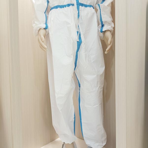 Microporous Breathable Disposable Protective Clothing 50-65gsm