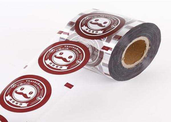 Custom Logo Plastic Packaging Wrap Roll Transparent Laminating For Tissue / Food