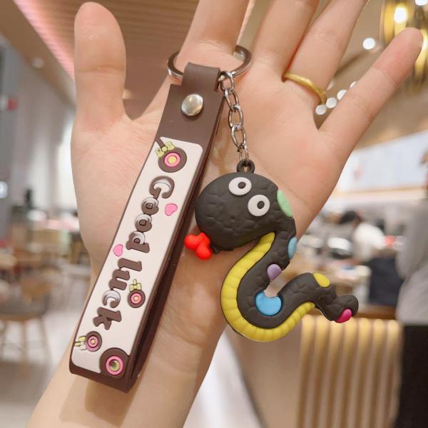 Очаровательный мультфильм Силиконовый ключик Милый Каваи Аниме Крутые ключики Для рюкзаков Космический ключик Рождественский подарок
