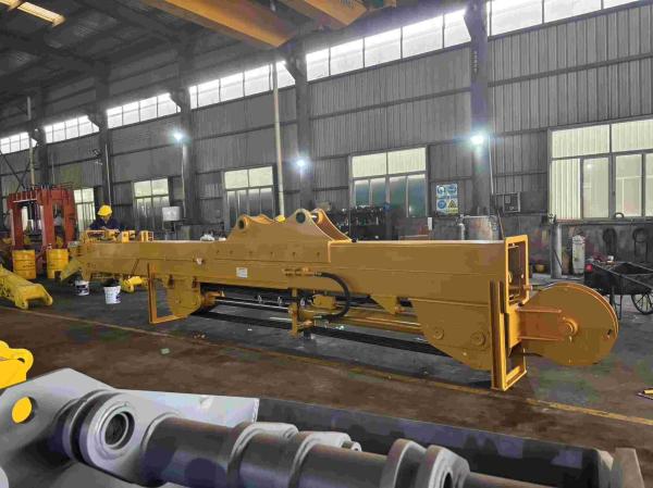 High Stregthen Steel 23M CAT330 Excavator Telescopic Arm For Deep Well Construction