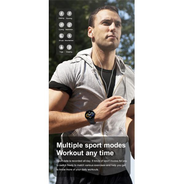 контроль BT5.0 кровяного давления дозора водоустойчивого спорта 200mAh умный