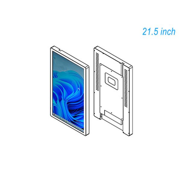 21.5-inch hospital intelligent split screen Windows system outpatient call in one machine digital signage companies