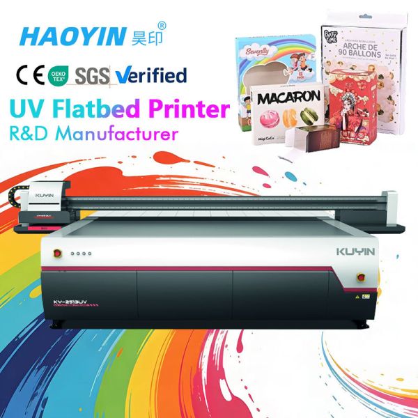 High Speed 6m2 Per Hour UV Flatbed Printer For Fabric Acrylic Tile