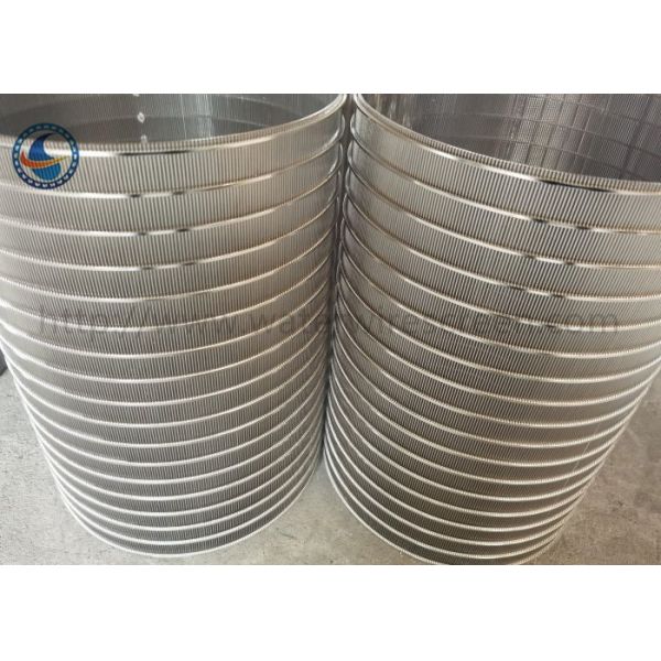 Stainless Steel 304 V Slot Johnson Wedge Wire Screens Centrifuge Filtration